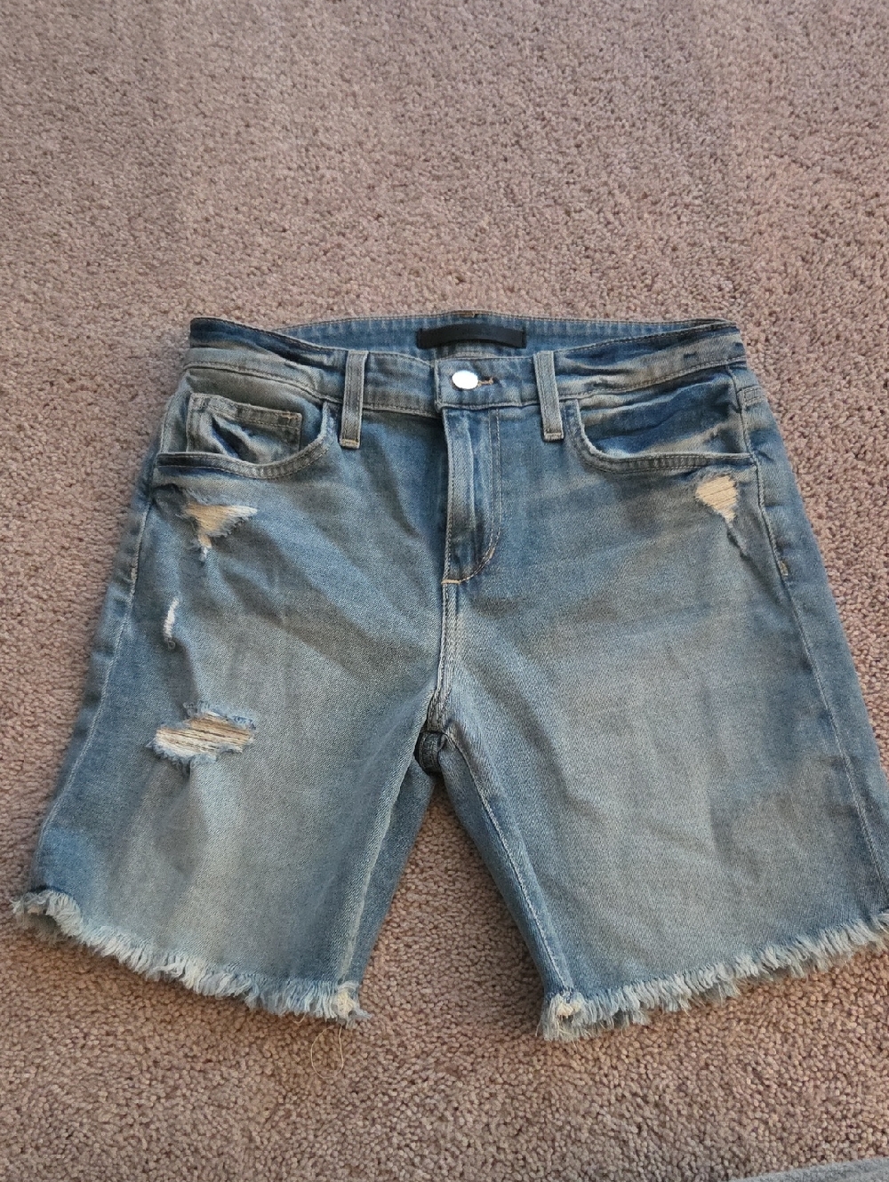 Joe's Jeans Light Blue Denim Jeans with Silver Hardware